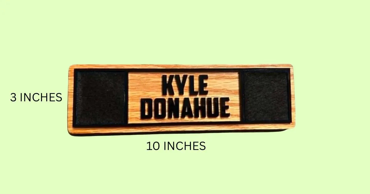 Personalized Wooden Wall Hanging Name Plate
