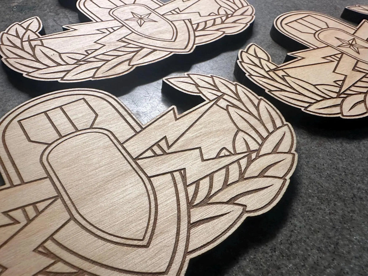 U.S. Army EOD Badge Wooden Wall Hangings