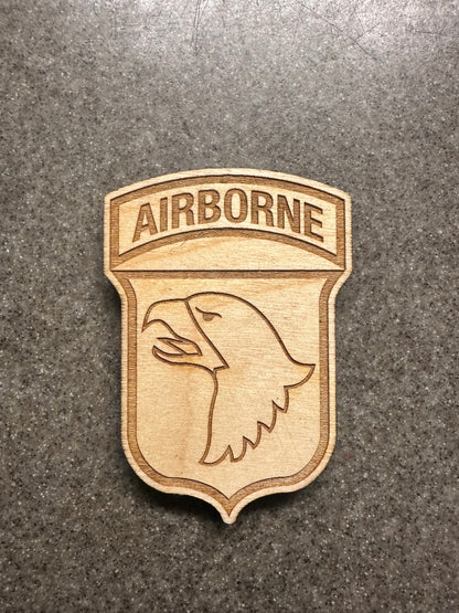 U.S. Army Wooden Patch Wall Hangings